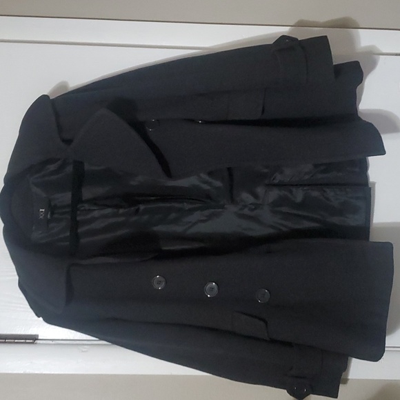 Forever 21 Dark Gray Wool Peacoat - Picture 2 of 14